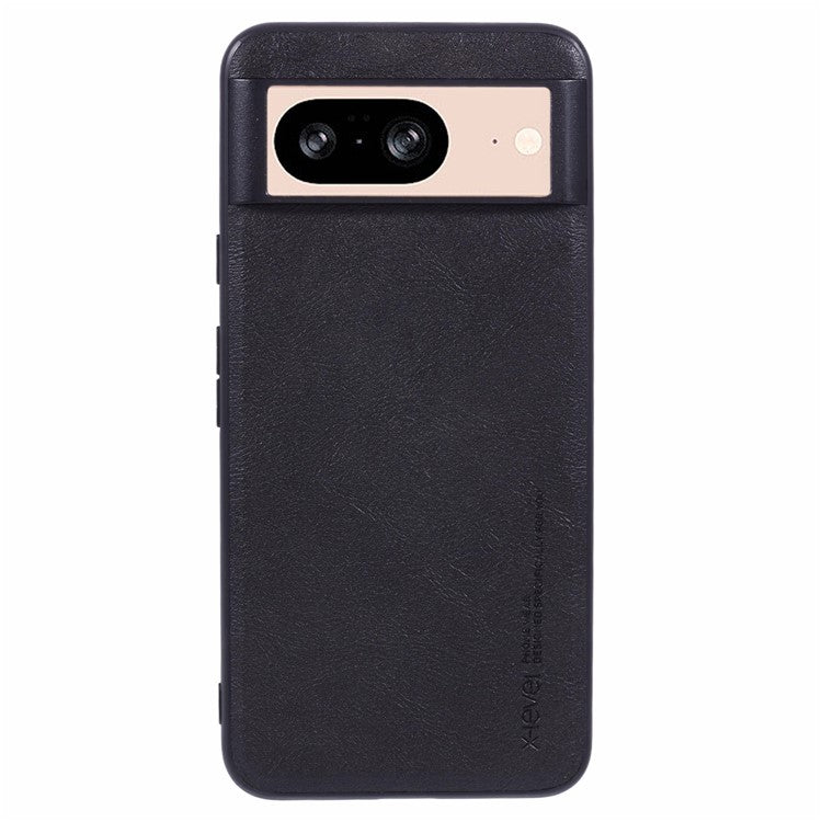 X-LEVEL Bojue-3 Series For Google Pixel 8 Protective Case PU Leather + PC + TPU Hybrid Phone Cover - Black