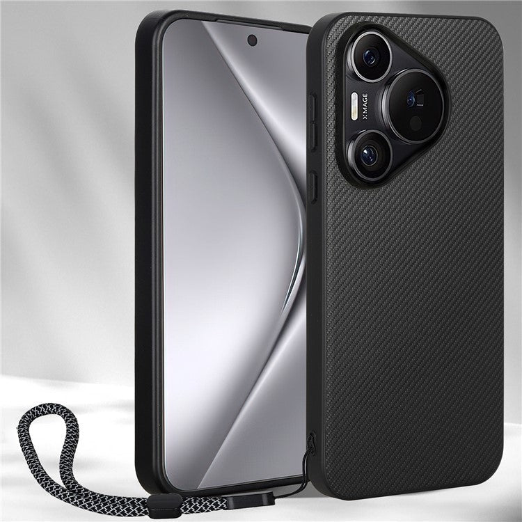 VILI TC Series for Huawei Pura 70 Case with Hand Strap Leather Coated TPU Phone Cover