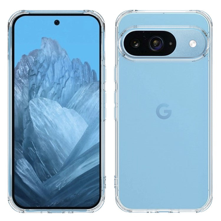 For Google Pixel 9 Case Hard Acrylic Back Soft TPU Shockproof Phone Cover
