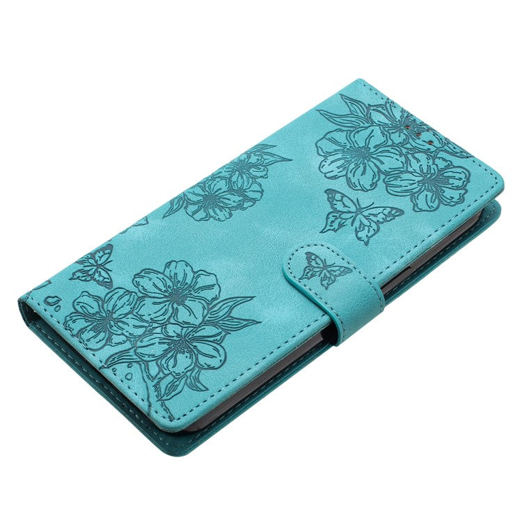 For Samsung Galaxy S21 Ultra 5G Wholesale Phone Shell PU Leather Imprinted Pattern Wallet Phone Cover - Green