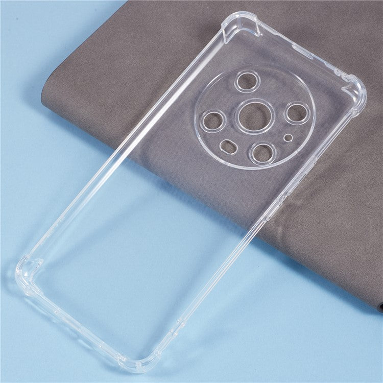 For Honor Magic4 Pro 5G Case TPU Clear Phone Cover with Four Corner Reinforced