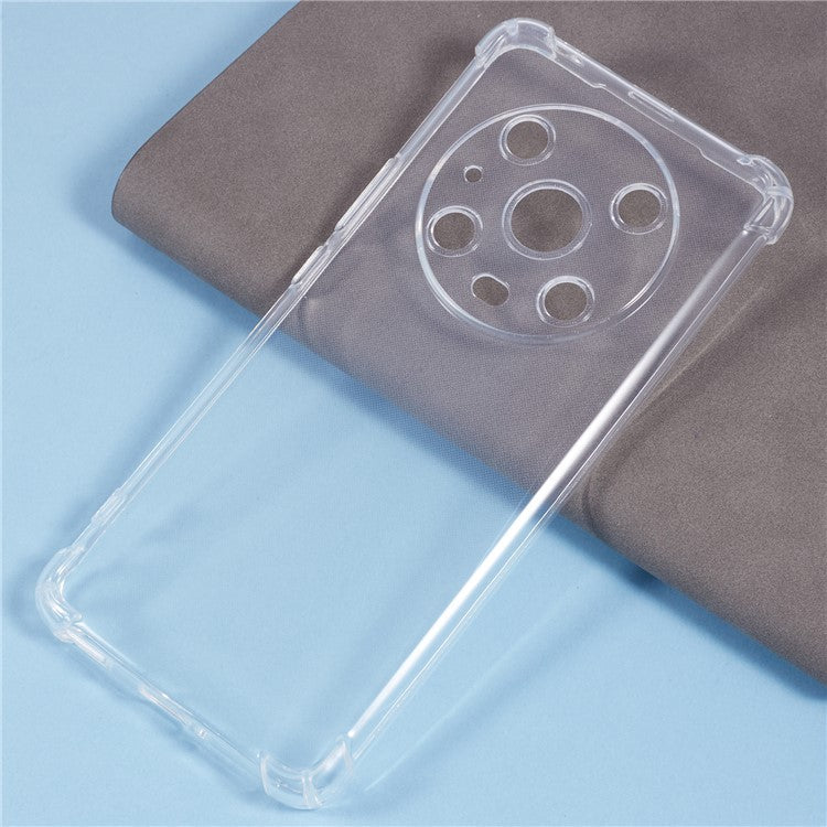 For Honor Magic4 Pro 5G Case TPU Clear Phone Cover with Four Corner Reinforced