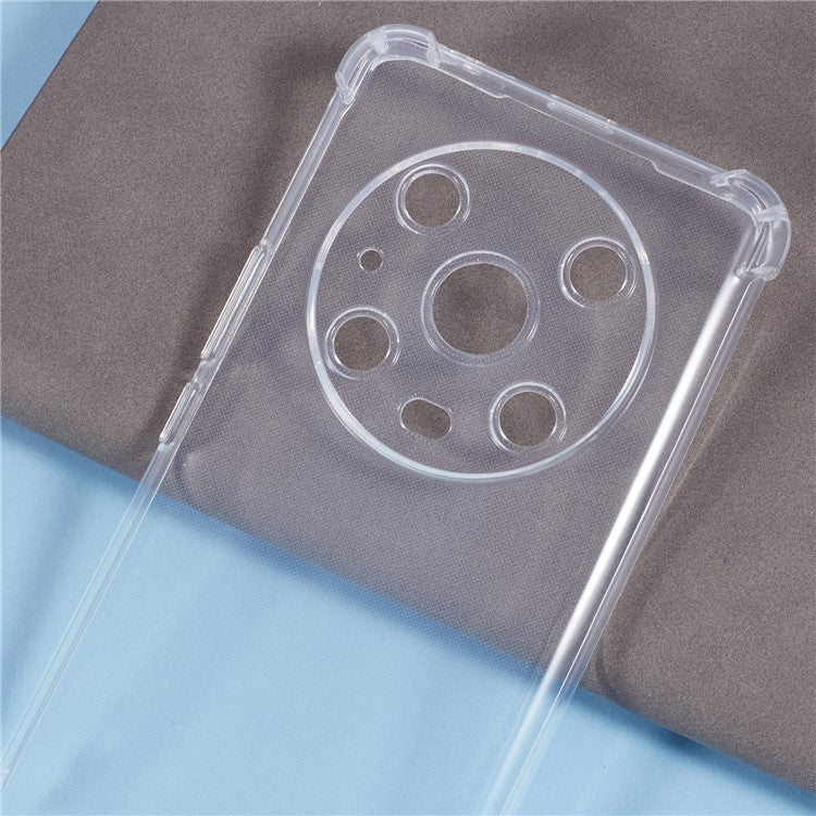 For Honor Magic4 Pro 5G Case TPU Clear Phone Cover with Four Corner Reinforced