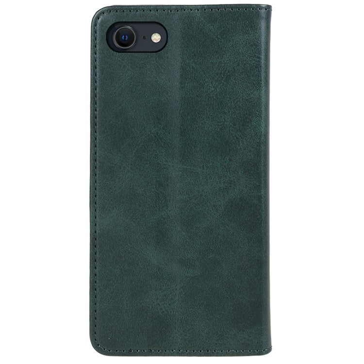 For iPhone 16e Case Magnetic Auto Closing Leather Phone Wallet Cover - Green
