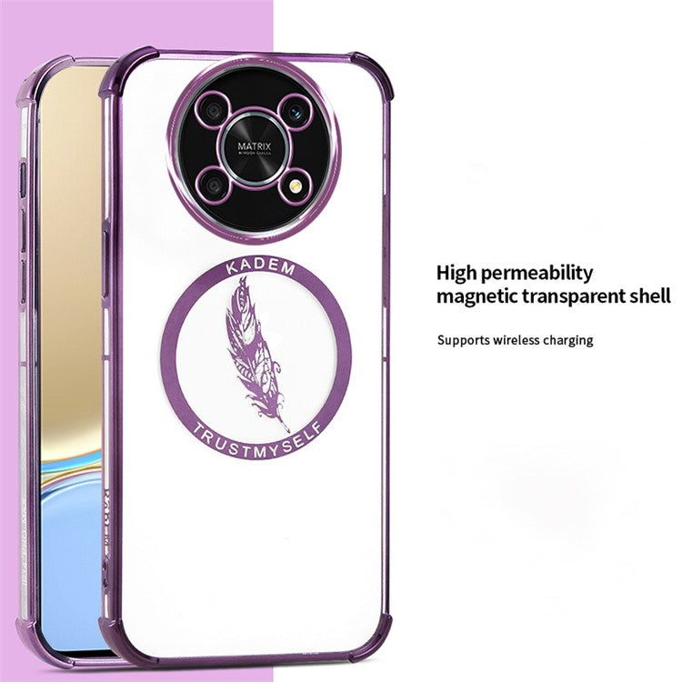 KADEM For Honor X30 5G Case Anti-Drop Shockproof TPU Phone Cover - Purple