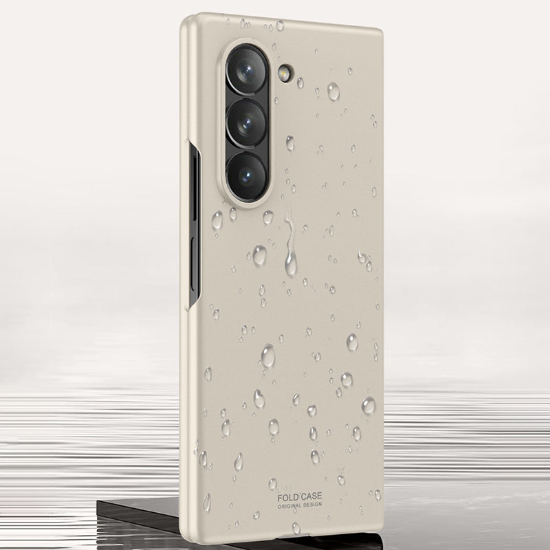 For Samsung Galaxy Z Fold6 5G Case Skin-Touch Hard PC Phone Cover - Grey