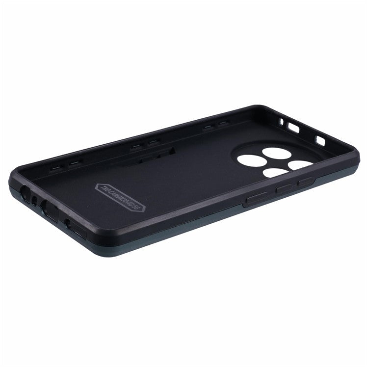 For TECNO Camon 30 4G Case PC+TPU Drop Defend Phone Case Support Magnetic Car Mount - Green