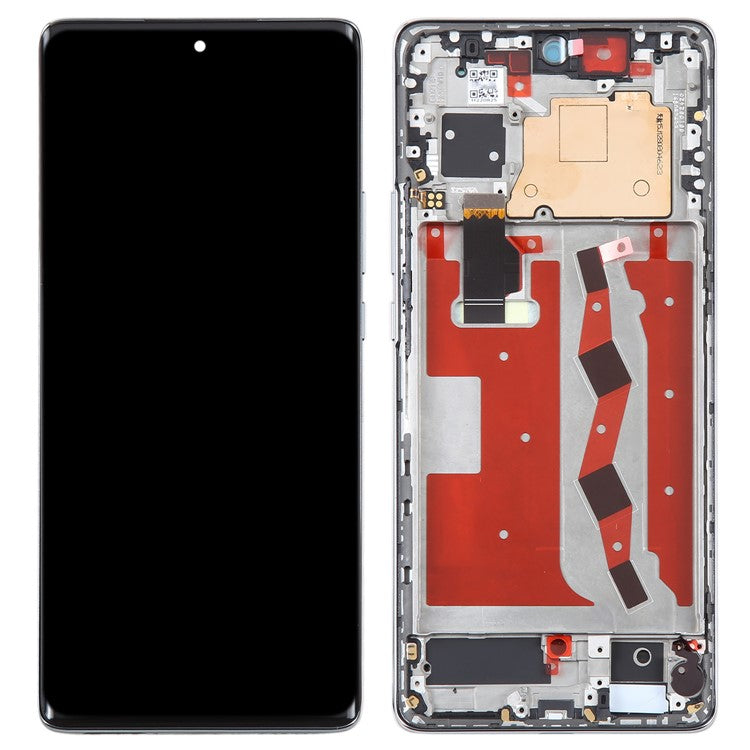 For Huawei nova 10 4G OEM Grade S AMOLED Screen and Digitizer Assembly + Frame (Without Logo) - Green