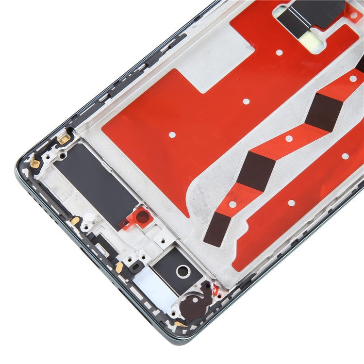 For Huawei nova 10 4G OEM Grade S AMOLED Screen and Digitizer Assembly + Frame (Without Logo) - Green