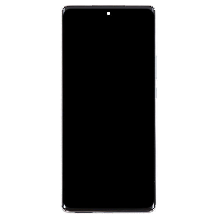 For Huawei nova 10 4G OEM Grade S AMOLED Screen and Digitizer Assembly + Frame (Without Logo) - Silver