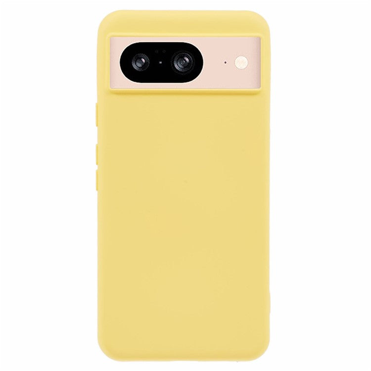 For Google Pixel 8 Case 2.0mm TPU Phone Cover Arc Edge - Yellow