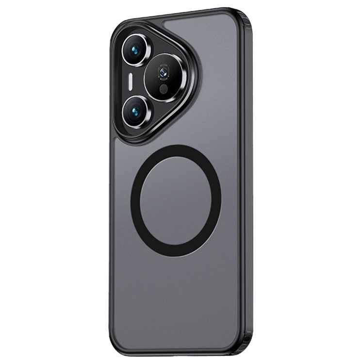 X-LEVEL For Huawei Pura 70 Cell Phone Case Compatible with MagSafe PC+TPU Matte Back Cover - Black