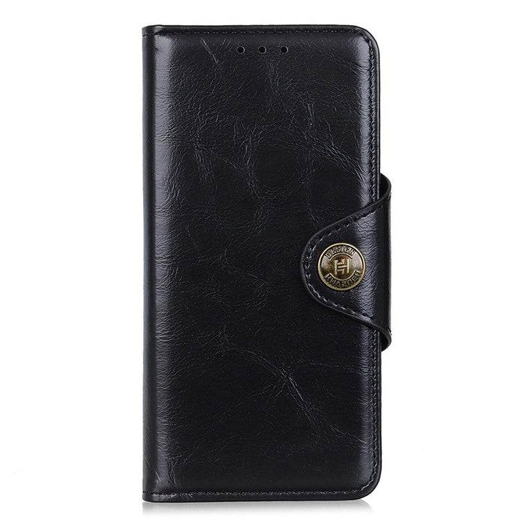 For Motorola Edge 30 Neo 5G Shockproof Folio Flip Wallet Stand Phone Case Magnetic Clasp PU Leather + TPU Protective Phone Cover - Black