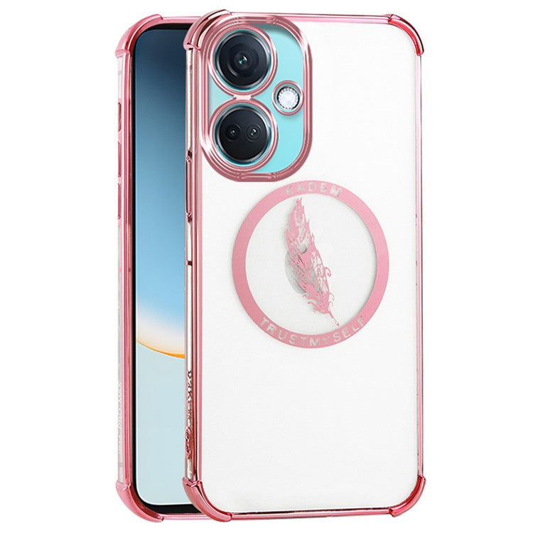 KADEM For OnePlus Nord CE3 5G / Oppo K11 5G Case Protective Soft TPU Phone Cover - Pink