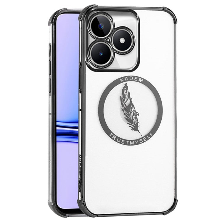 KADEM For Realme C53 (Global) / C53 (India) / C51 Case Anti-Drop Soft TPU Phone Cover - Black