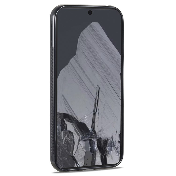 LC.IMEEKE For Google Pixel 9 Pro Case Carbon Fiber Texture Leather Back Cover