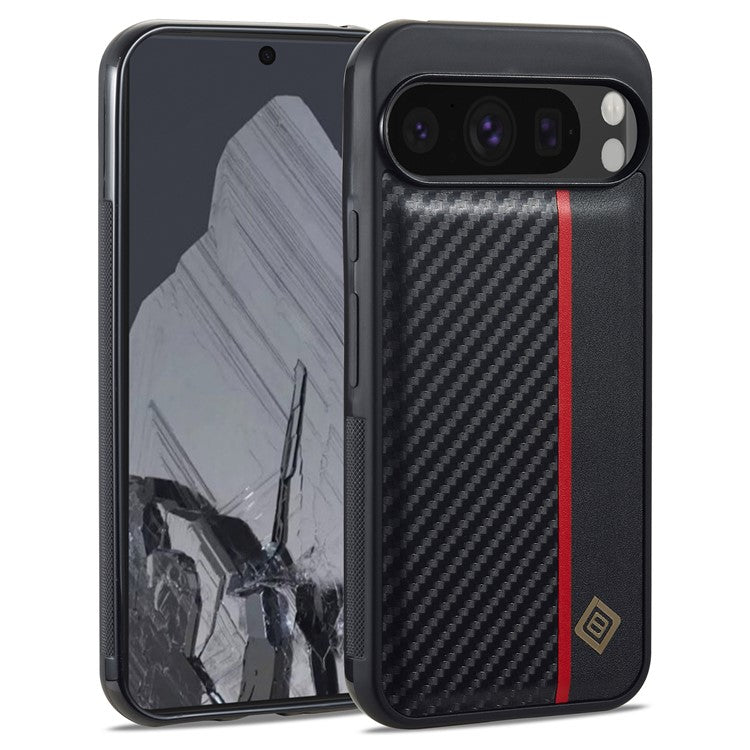 LC.IMEEKE For Google Pixel 9 Pro XL Case Carbon Fiber Texture Protective Phone Cover