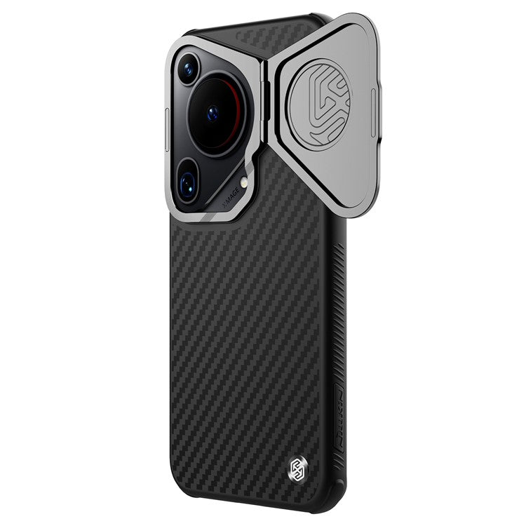 NILLKIN Carboprof Case for Huawei Pura 70 Ultra Magnetic Case TPU+Aramid Fiber Phone Cover Lens Protection