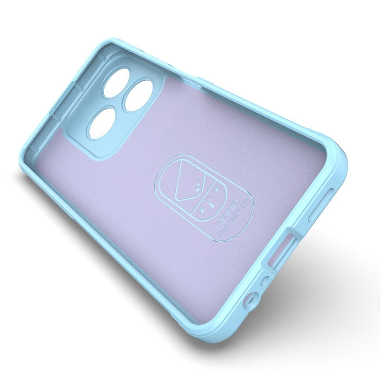 For Realme C63 4G / Narzo N63 4G Case Soft TPU Drop-proof Mobile Phone Cover - Baby Blue