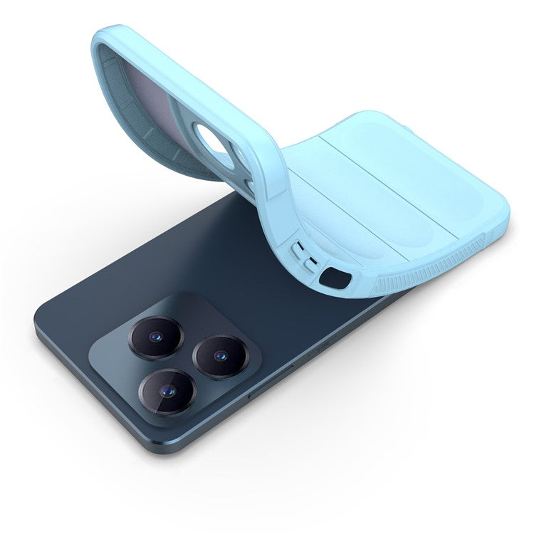 For Realme C63 4G / Narzo N63 4G Case Soft TPU Drop-proof Mobile Phone Cover - Baby Blue