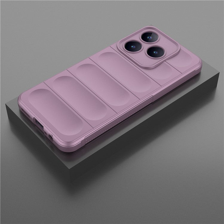 For Realme C63 4G / Narzo N63 4G Case Soft TPU Drop-proof Mobile Phone Cover - Light Purple