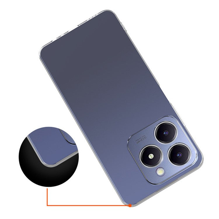 For Realme C61 4G Case Transparent Slim-Fit Soft TPU Phone Cover