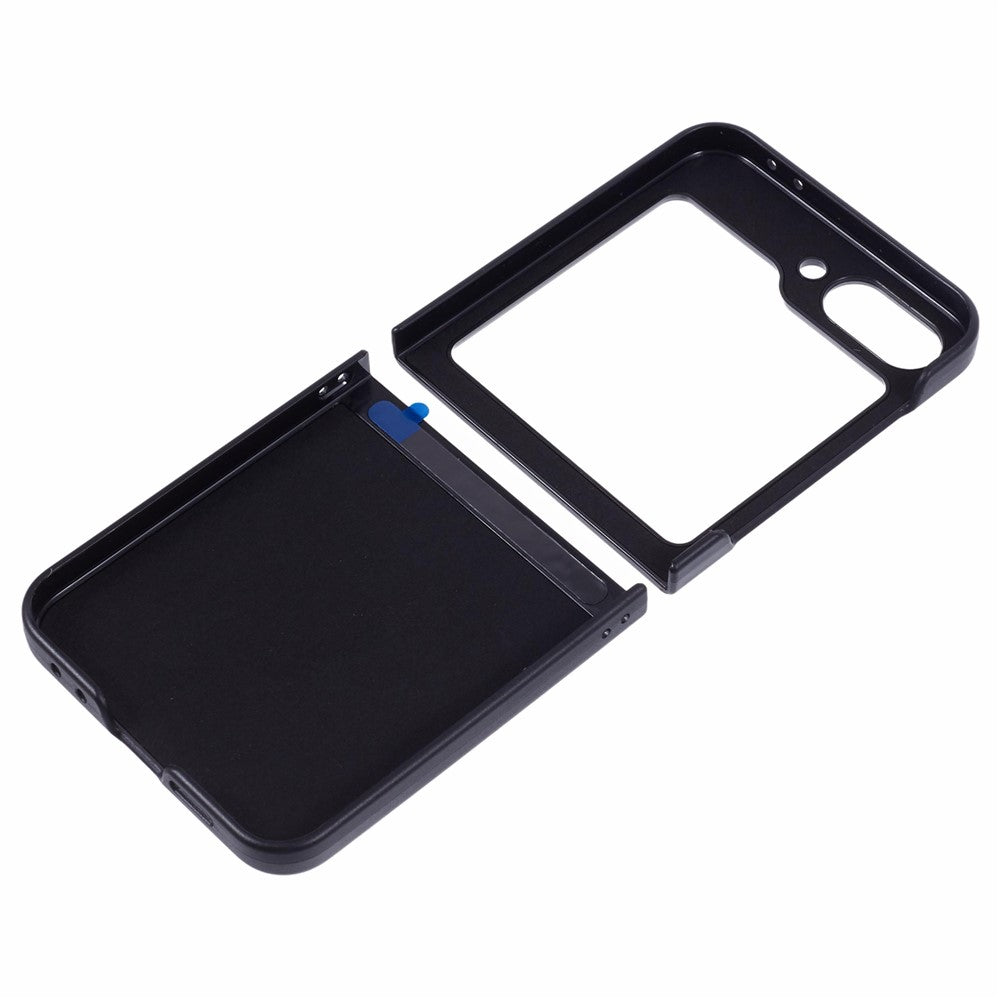 X-LEVEL For Samsung Galaxy Z Flip7 FE 5G / Z Flip6 5G Magnetic Kickstand Folding Phone Case PU Leather Coated PC Cover - Midnight Green
