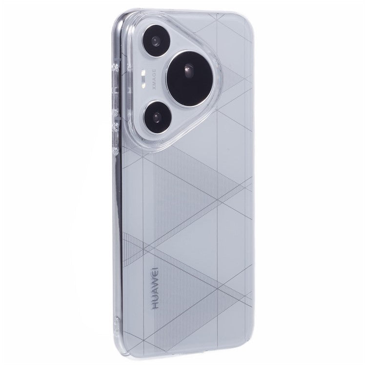 For Huawei Pura 70 Clear Case Scratch-Resistant PC Phone Cover