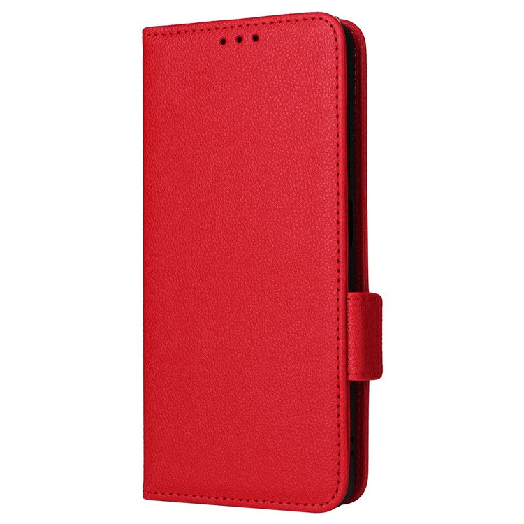For Realme C63 4G / C61 4G / Narzo N63 4G Case Wallet Leather Phone Cover - Red