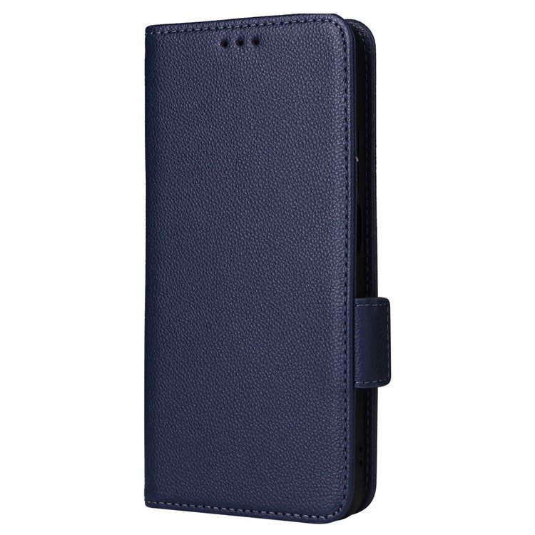 For Realme C63 4G / C61 4G / Narzo N63 4G Case Wallet Leather Phone Cover - Dark Blue