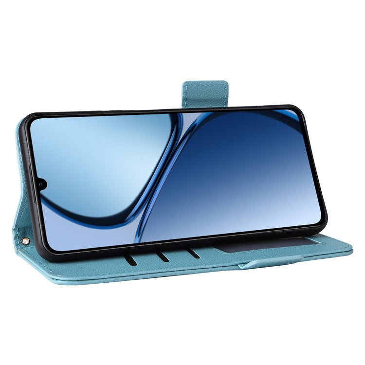 For Realme C63 4G / C61 4G / Narzo N63 4G Case Wallet Leather Phone Cover - Baby Blue