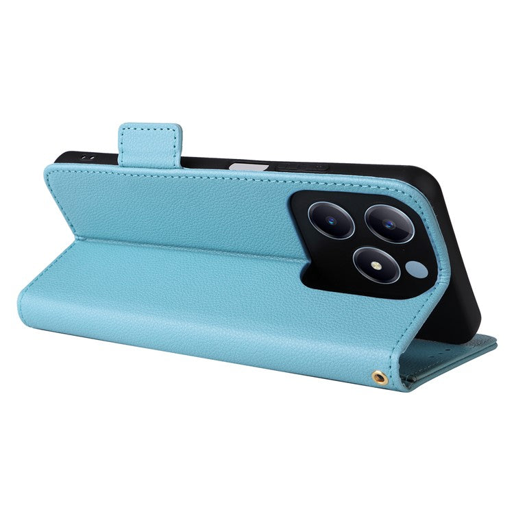 For Realme C63 4G / C61 4G / Narzo N63 4G Case Wallet Leather Phone Cover - Baby Blue