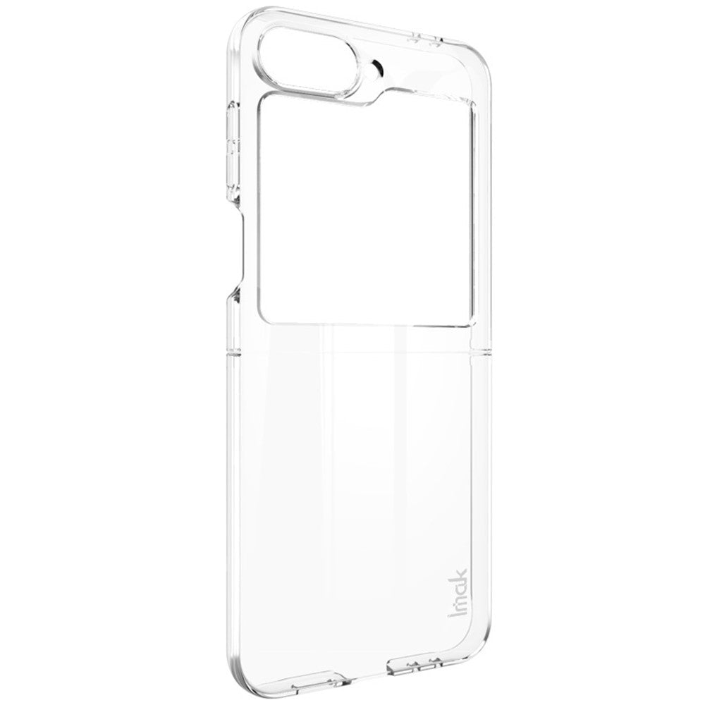 IMAK Crystal Case II Pro for Samsung Galaxy Z Flip7 FE 5G / Z Flip6 5G Clear Case Two-Piece PC Phone Cover (Upper Cover+Lower Cover)