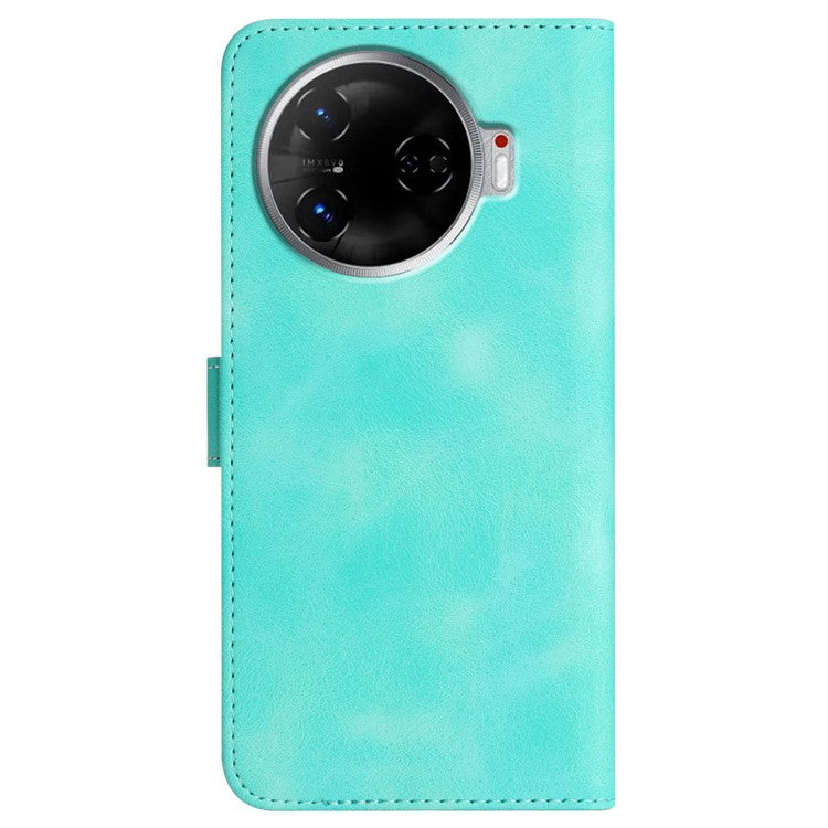 YX0030 For TECNO Camon 30 4G / 5G Case Leather Phone Cover Wallet Stand Design - Baby Blue