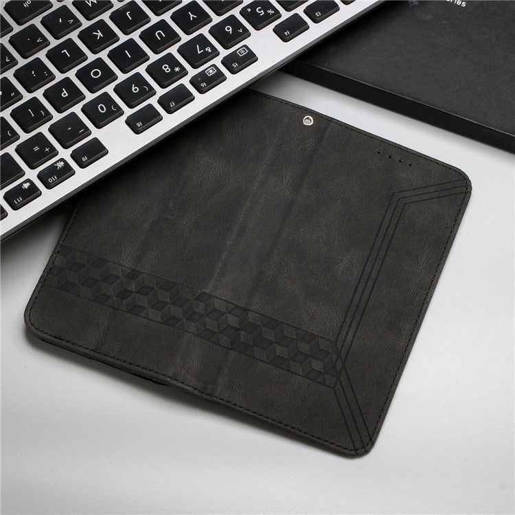 YX0010 Series for Oppo Reno12 5G (Global) / Reno12 Pro 5G (Global) Leather Phone Case Skin Touch Feel - Black