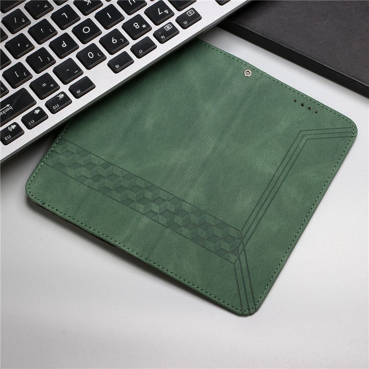 YX0010 Series for Oppo Reno12 5G (Global) / Reno12 Pro 5G (Global) Leather Phone Case Skin Touch Feel - Blackish Green