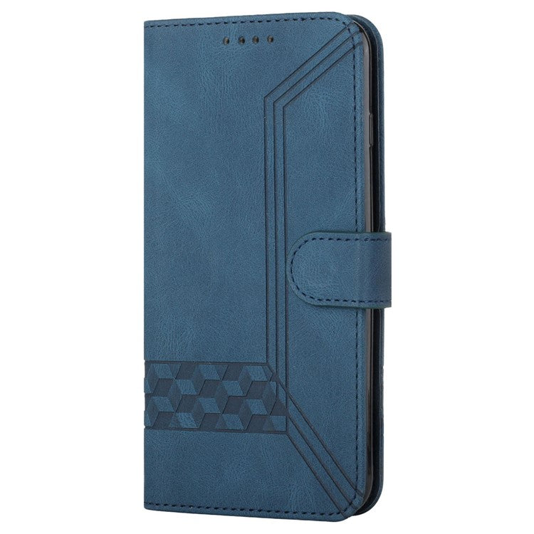 YX0010 Series for Oppo A60 4G Case Wallet Leather Phone Cover with Magnetic Clasp - Sapphire