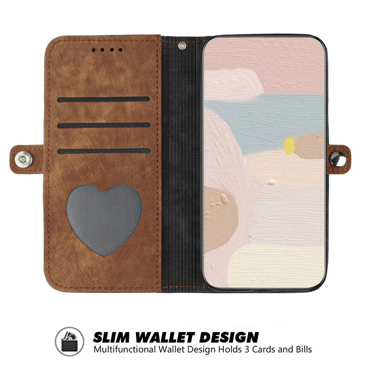 YX0020 For TECNO Camon 30 4G / 5G Case Skin-touch PU Leather Flip Phone Cover - Coffee