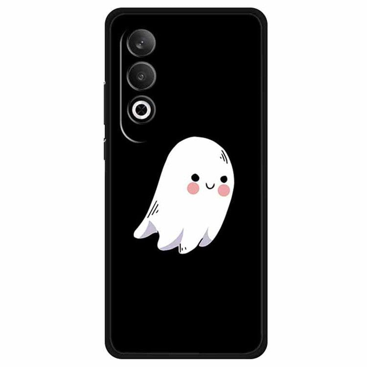 For OnePlus Nord CE4 5G / Oppo K12 TPU Case Pattern Printed Anti-Drop Phone Cover - Ghost