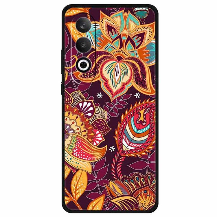 For OnePlus Nord CE4 5G / Oppo K12 Case Pattern Printing Soft TPU Cell Phone Cover - Cercis Gold Flower