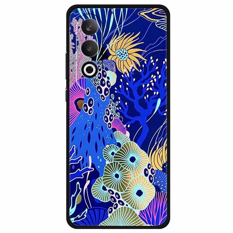 For OnePlus Nord CE4 5G / Oppo K12 Case Pattern Printing Soft TPU Cell Phone Cover - Ocean Coral