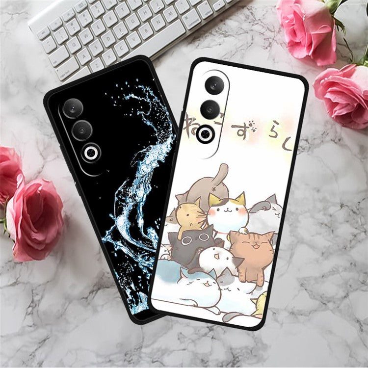 For OnePlus Nord CE4 5G / Oppo K12 Case Pattern Printing Soft TPU Cell Phone Cover - Ocean Coral