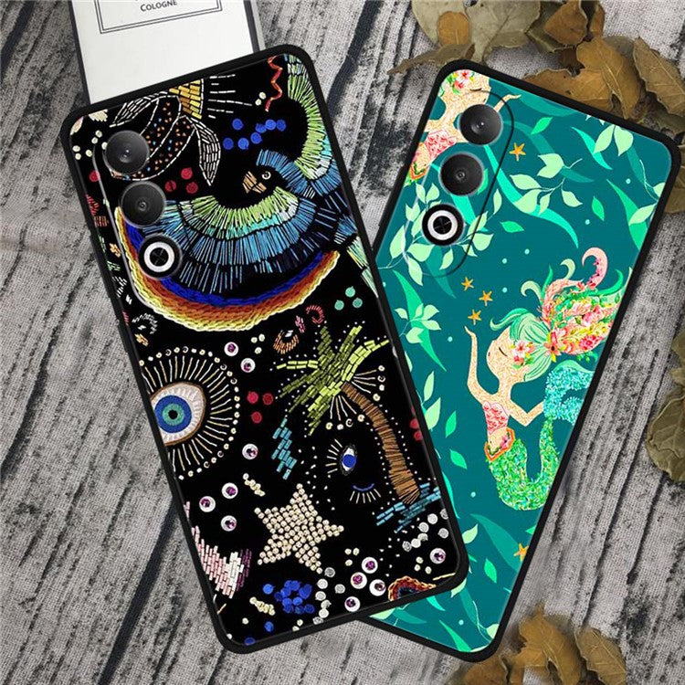 For OnePlus Nord CE4 5G / Oppo K12 Case Pattern Printing Soft TPU Cell Phone Cover - Ocean Coral