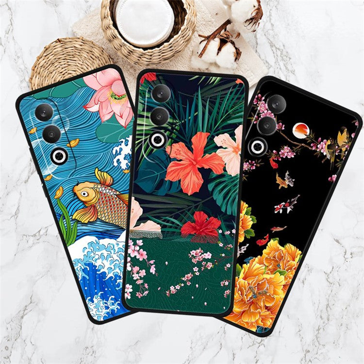 For OnePlus Nord CE4 5G / Oppo K12 Case Unique Pattern Slim TPU Phone Cover - Peking Opera Face