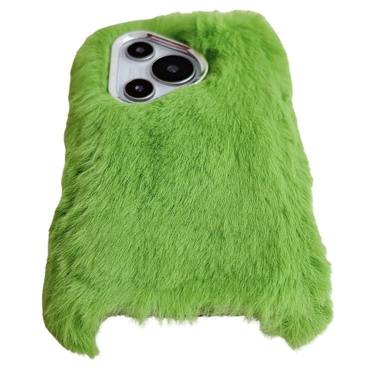 For Huawei Pura 70 Cell Phone Cases Silver Camera Frame Fluffy TPU Cover - Green