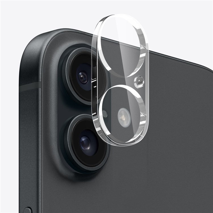 NORTHJO for iPhone 16 Plus Case TPU Phone Cover with Tempered Glass Screen Protector and Rear Lens Film