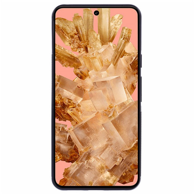 For Google Pixel 8 Case Leather Phone Back Cover with Card Slot Kickstand - Grey