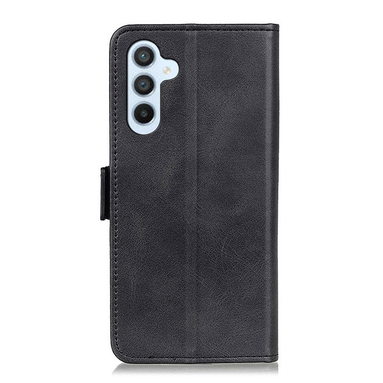 For Samsung Galaxy S24 FE Case Shockproof Leather Wallet Stand Phone Cover - Black