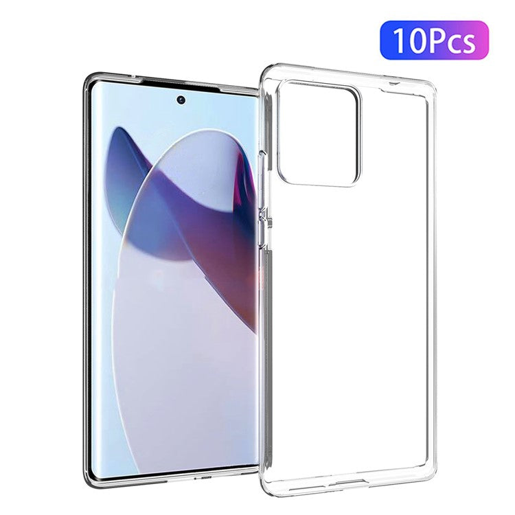 10Pcs / Pack For Motorola Moto X30 Pro 5G / Edge 30 Ultra 5G TPU Phone Case Inner Watermark-Free Shockproof Transparent Cover