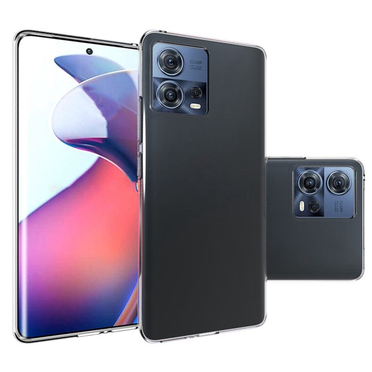 10Pcs / Pack For Motorola Moto S30 Pro 5G Drop-proof Soft TPU Phone Case Watermark-Free Transparent Cover